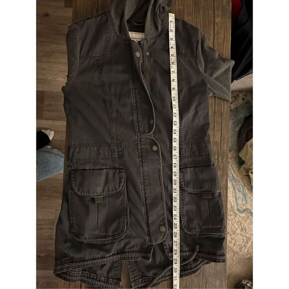 Abercrombie Spacedye Gray Black Contrast Utility military Size M - Picture 14 of 14